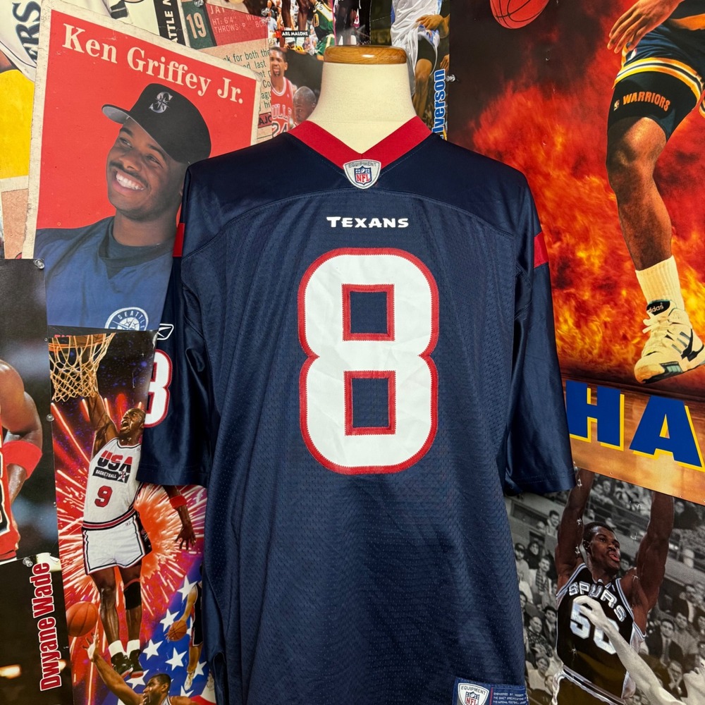 Vintage Houston Texans Matt Schaub #8 Reebok NFL Football Jersey Mens‎ Sz  XL
